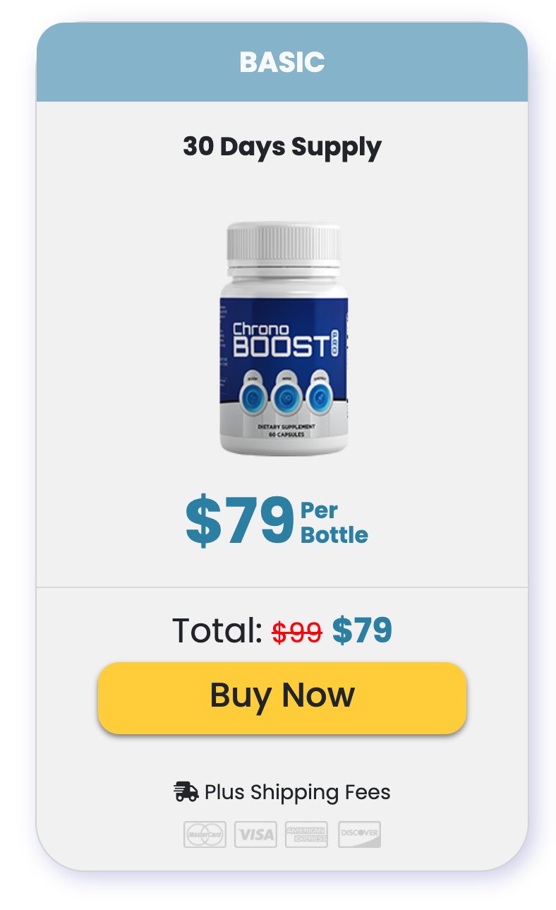 ChronoBoost Pro - 1 Bottle