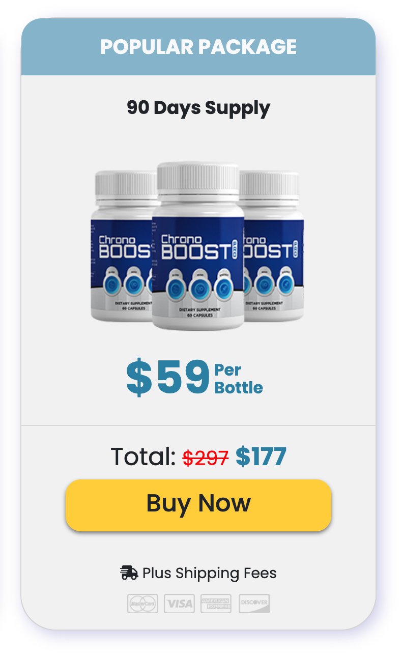 ChronoBoost Pro - 3 Bottles